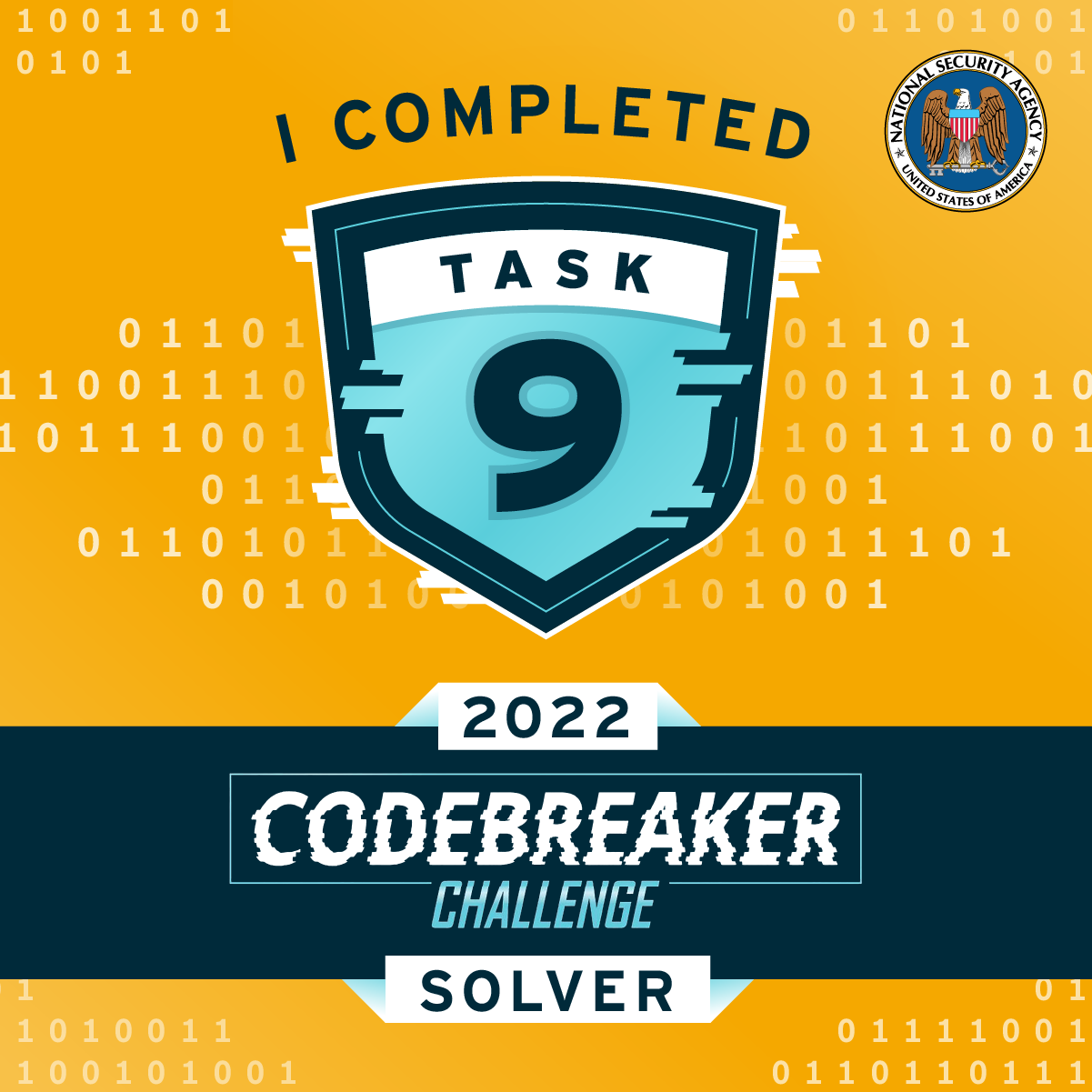 Task 9 Badge Task 9 Badge